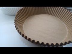 6.3 / Resistência de alta temperatura de Oilproof de 7,9 forros descartáveis da frigideira do ar da polegada