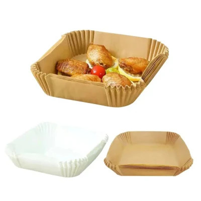 100pcs Air Fryer Parchment Paper Liners Compatible With Power Oven