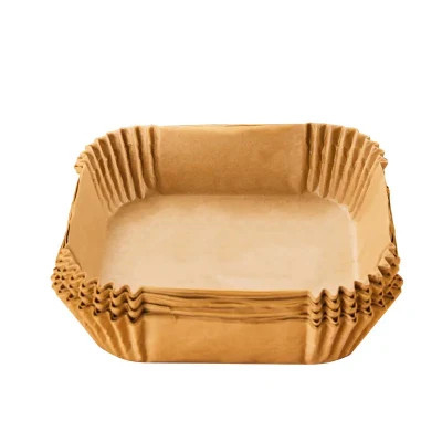 Oilproof Air Fryer Disposable Paper Liner Square Non Stick Insert Parchment Paper Liners