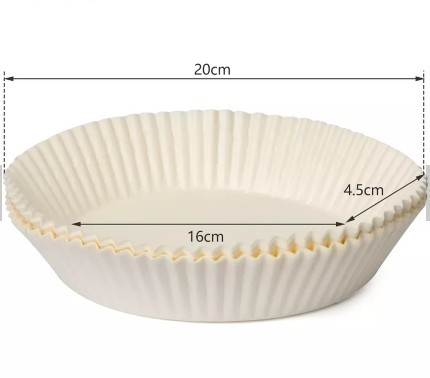 Waterproof Disposable Silicone Air Fryer Liners 100pcs Kitchen Baking Mats Accessories
