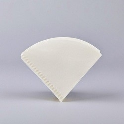 Natural Wood Pulp Cone Shape Coffee Filter Papers V60 1 - 4 Cup Food Grade