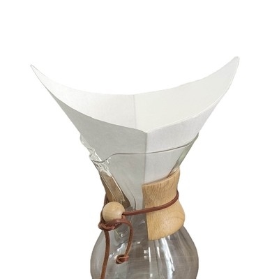 Disposable Number 4 Cone Coffee Filters Paper For 8 - 12 Cup Coffee Makers