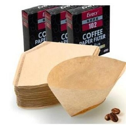Disposable Number 4 Cone Coffee Filters Paper For 8 - 12 Cup Coffee Makers