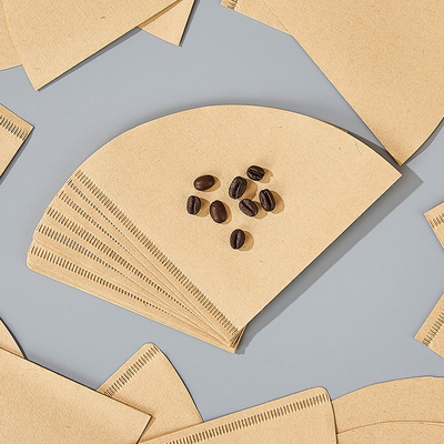 Wood Pulp Paper V Shaped Coffee Filter Coffee Filters Cone V60