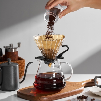 Wood Pulp Paper V Shaped Coffee Filter Coffee Filters Cone V60