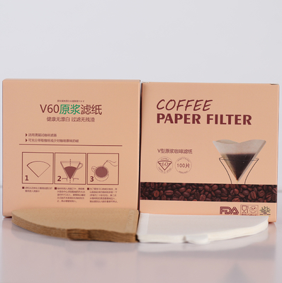 02 Drip V Shaped Coffee Filter For Dripper 100PCS